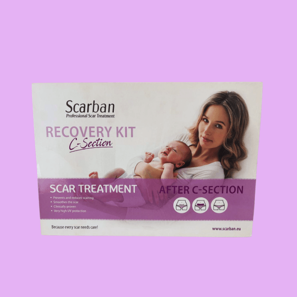 Kit Recuperación Postparto Scarban- lamina de silicona post cesarea