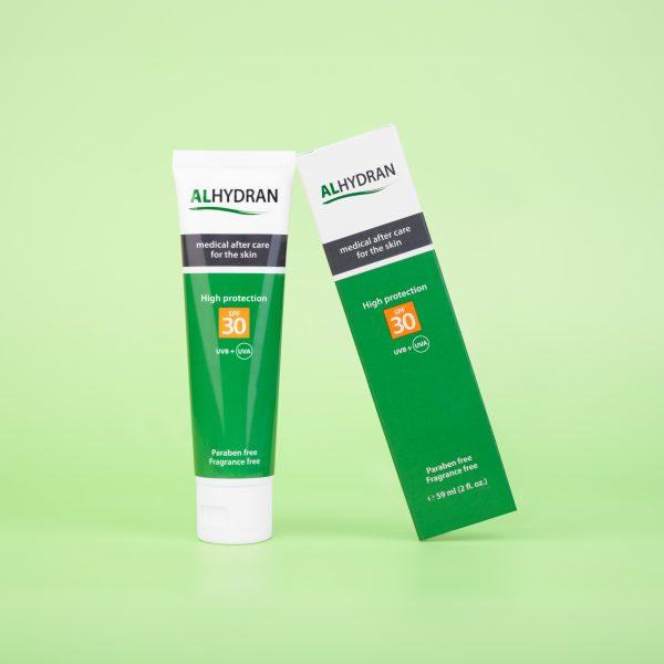 ALHYDRAN SPF 30- 59 ml: Crema para la piel dañada con protector solar